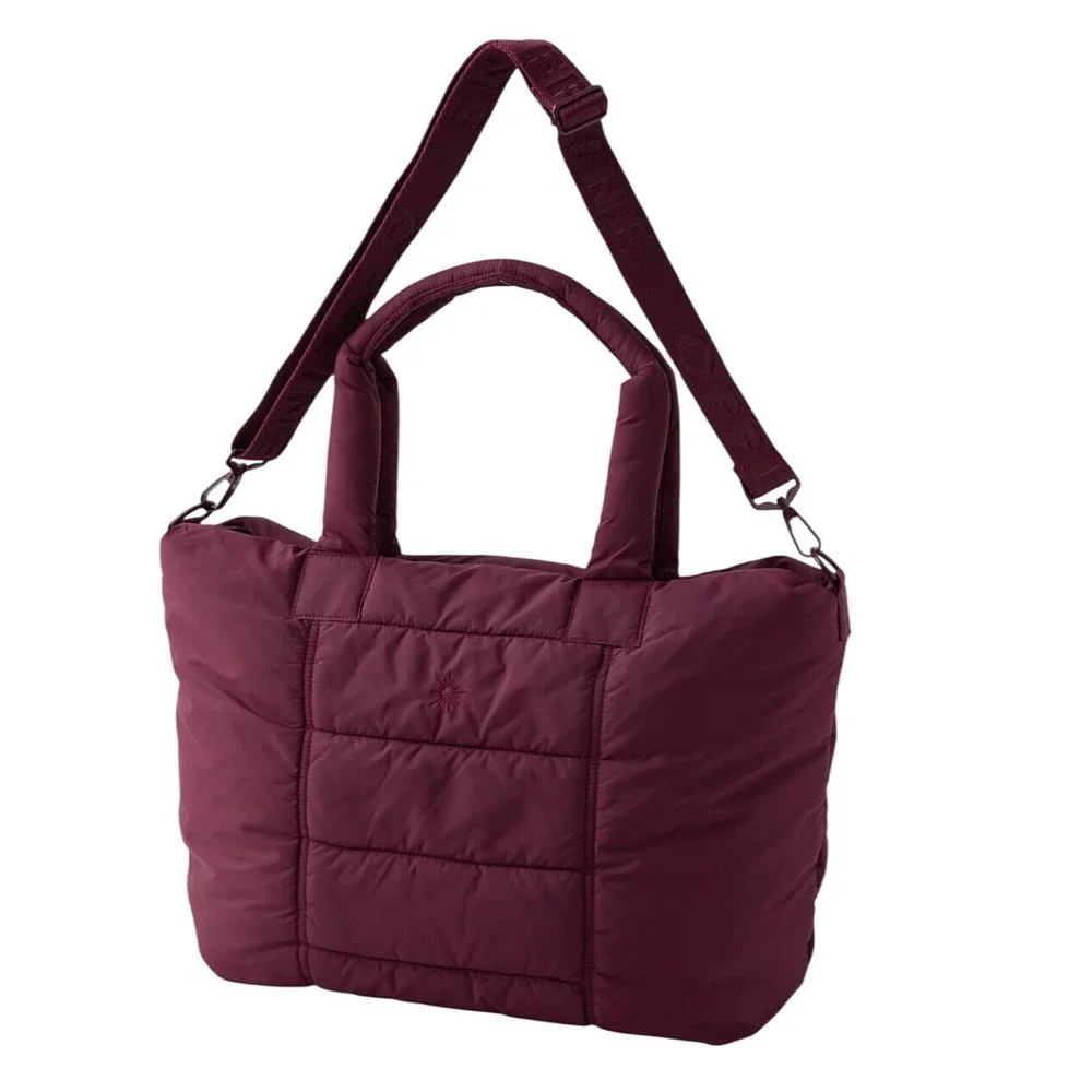 OFFLINE By Aerie Puff Love Tote Royal Berry Gym Travel Bag
